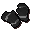 Black gauntlets