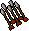 Iron fire arrows (unlit)