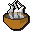 Bowl of hot water