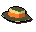 Orange boater