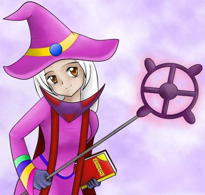 Player submitted artwork: Mage Girl by Anonymous