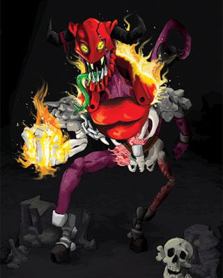 Player submitted artwork: Tormented Demon by Tyrutu