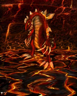 Player submitted artwork: Holy Reptile by Tif