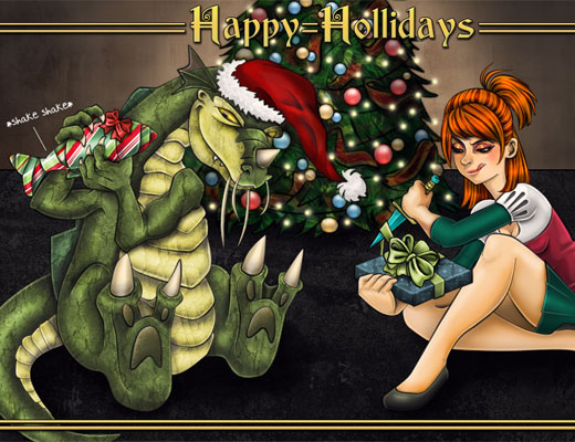 Player submitted artwork: Christmas Card by Dinty
