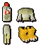 [image: chicken suit including hat, wings, trousers and feet]